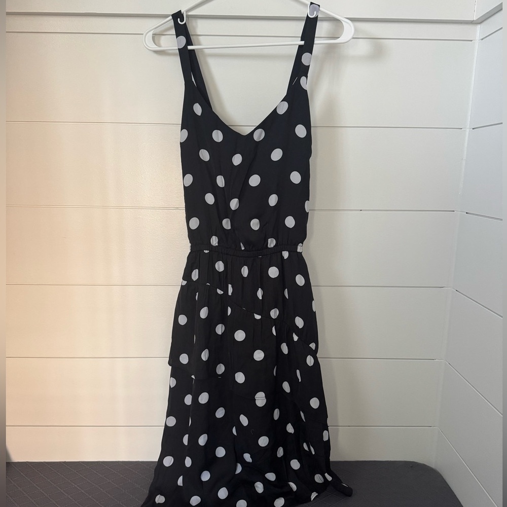 A New Day Black Polka Dot Dress, Women’s L - Picture 3 of 6